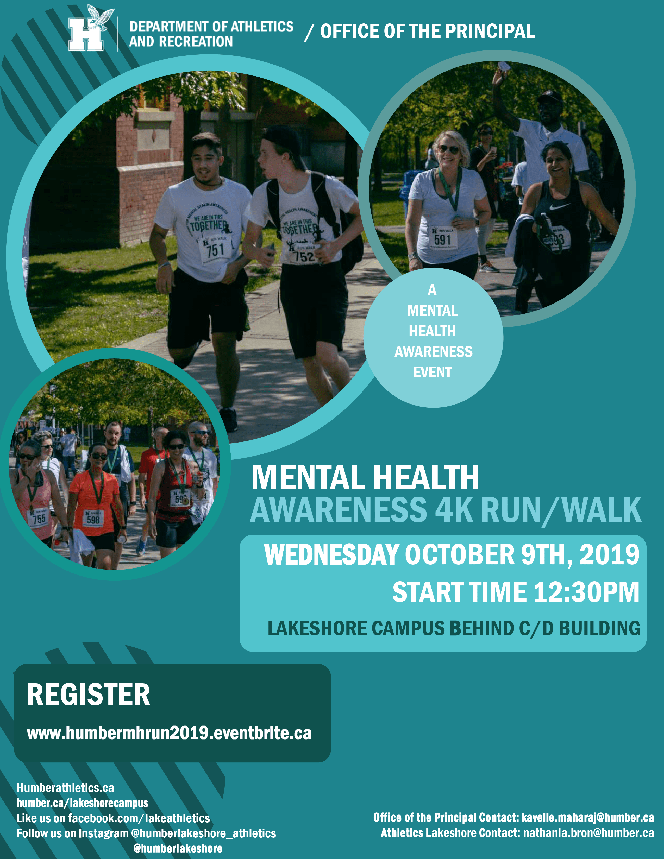 2019 Mental Health Awareness 4km Run/Walk Humber Communiqué